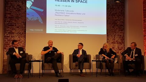 Talkrunde Hessen in Space