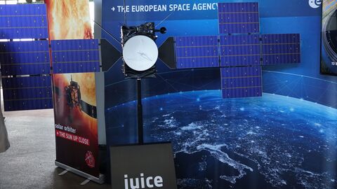 Ausstellerstand der European Space Agency Stand der ESA