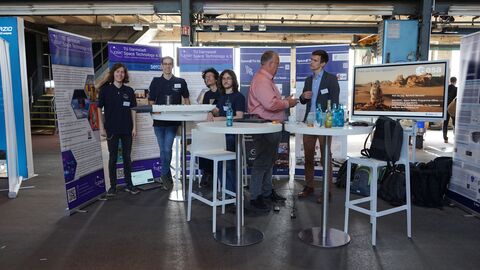 Stand von TUDSat TUDSat e.V. an der TUDarmstadt