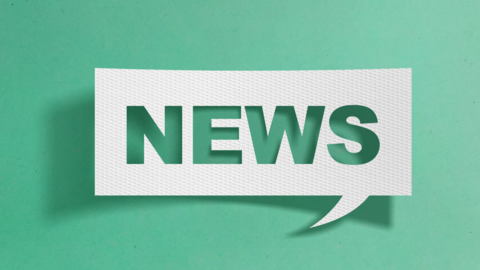 Schriftzug "NEWS" im Sprechblasenformat