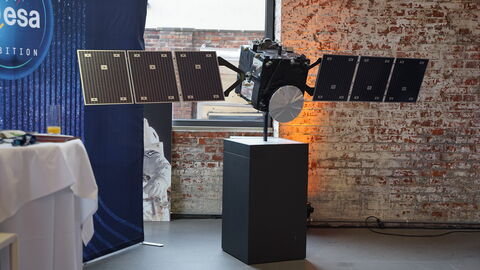 Ausstellungsstück der ESA