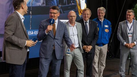 Besuch Jubiläumsfeier 50 Jahre ESA